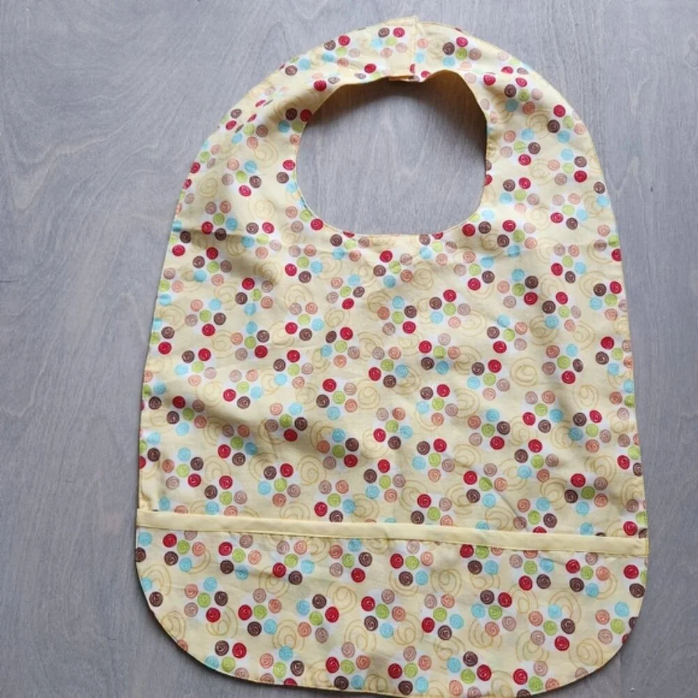Adult‎ bibs different prints.
